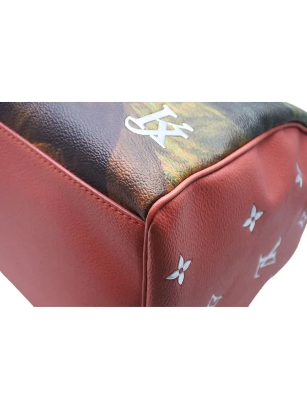 Louis Vuitton Mona Lisa Speedy 30 Boston Bag Masters Collection Pink